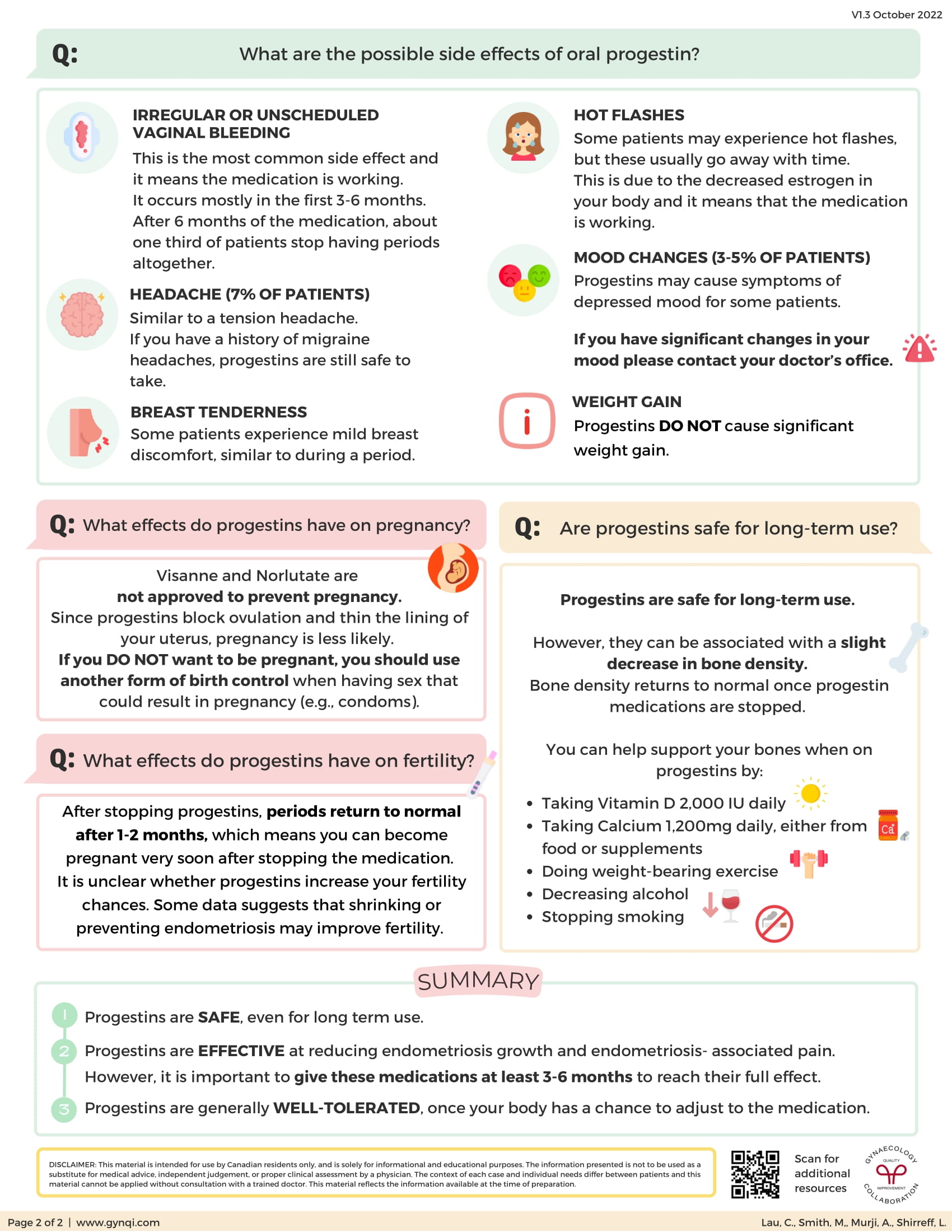 Oral Progestins for the Treatment of Endometriosis