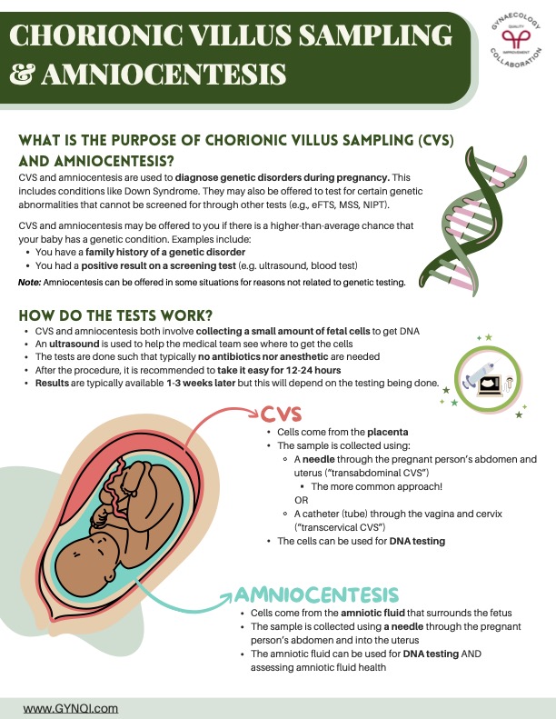 Prenatal Diagnostic Testing HANDOUT
