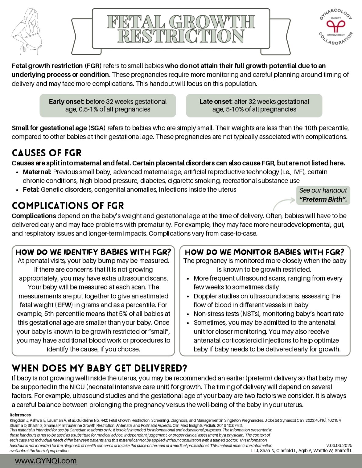 Risk Assessment of Intrauterine Growth Restriction