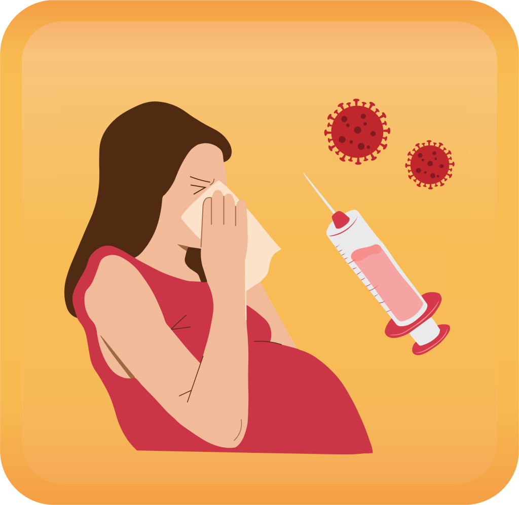 Influenza (Flu) Vaccine Handout Button
