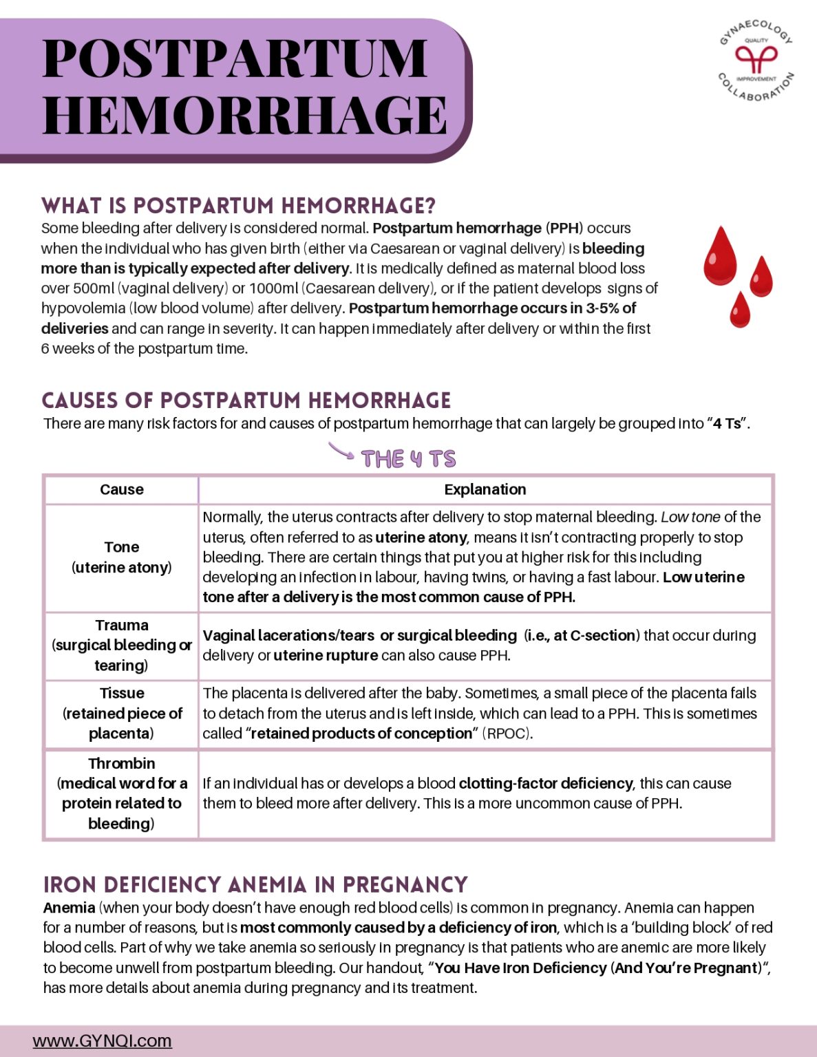 Postpartum Hemorrhage