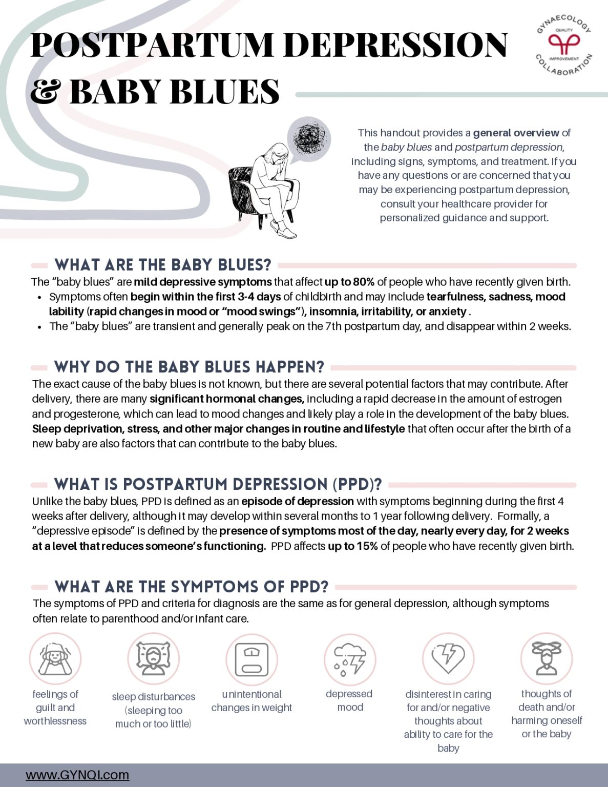 Baby Blues and Postpartum Depression