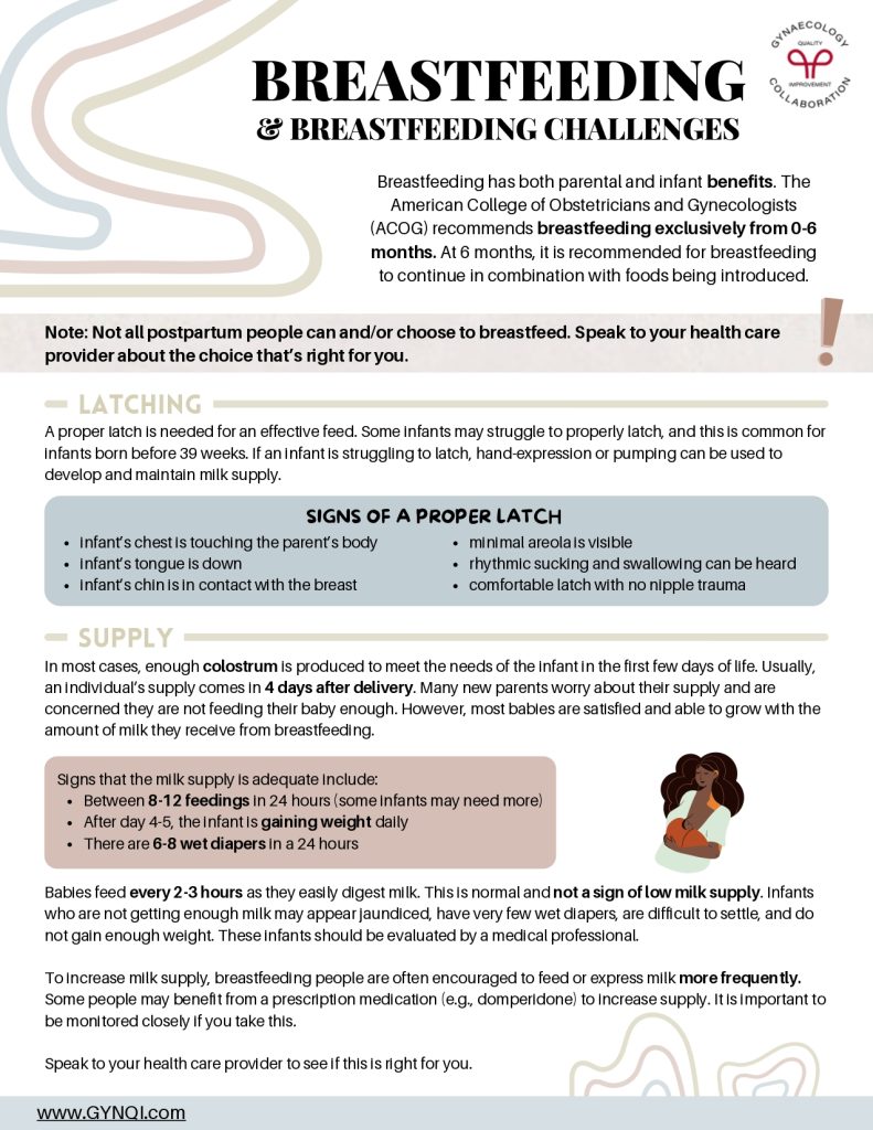 Breastfeeding Handout Image 1