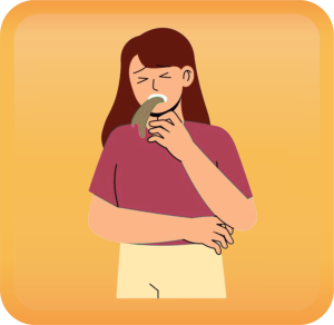 Nausea And Vomiting Handout Button